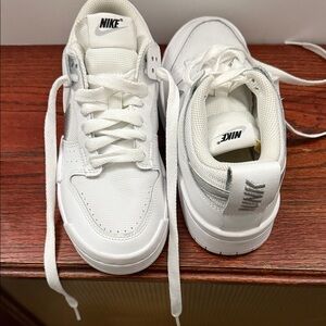 Nike Classic White Lace-Up Sneakers